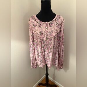 LoveShackFancy Floral Blouse